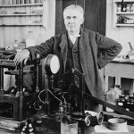 thomas edison bw