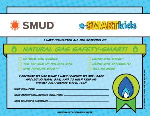 Natural Gas Safety-SMART certificate