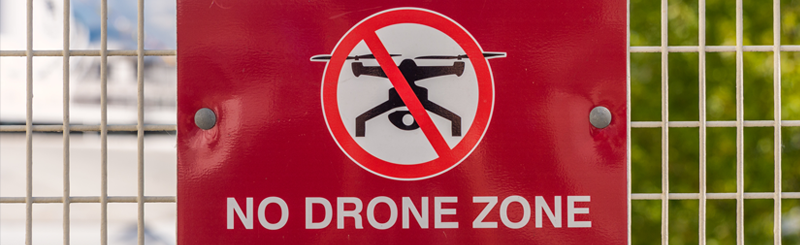 Zona prohibida para drones